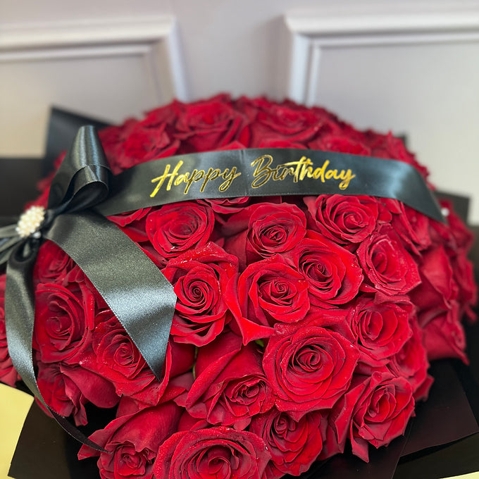 Birthday Bouquet- 75 Roses
