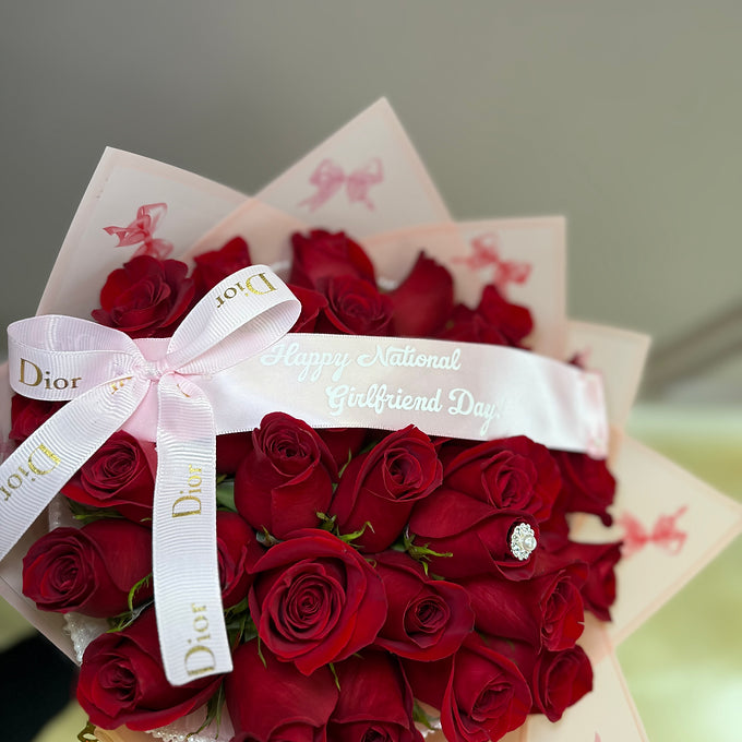 Red Roses Birthday Bouquet