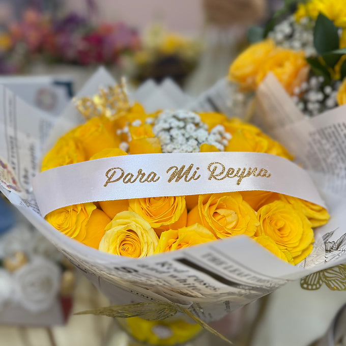 Para Mi Reyna Yellow Bouquet