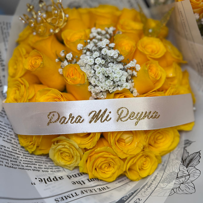 Para Mi Reyna Yellow Bouquet