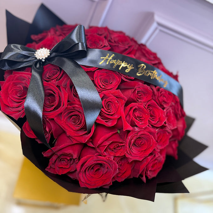 Birthday Bouquet- 75 Roses