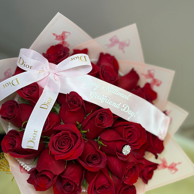 Red Roses Birthday Bouquet