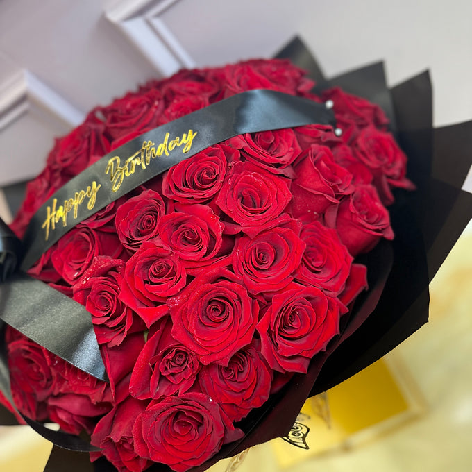 Birthday Bouquet- 75 Roses