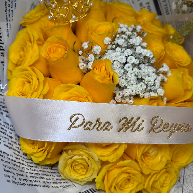 Para Mi Reyna Yellow Bouquet