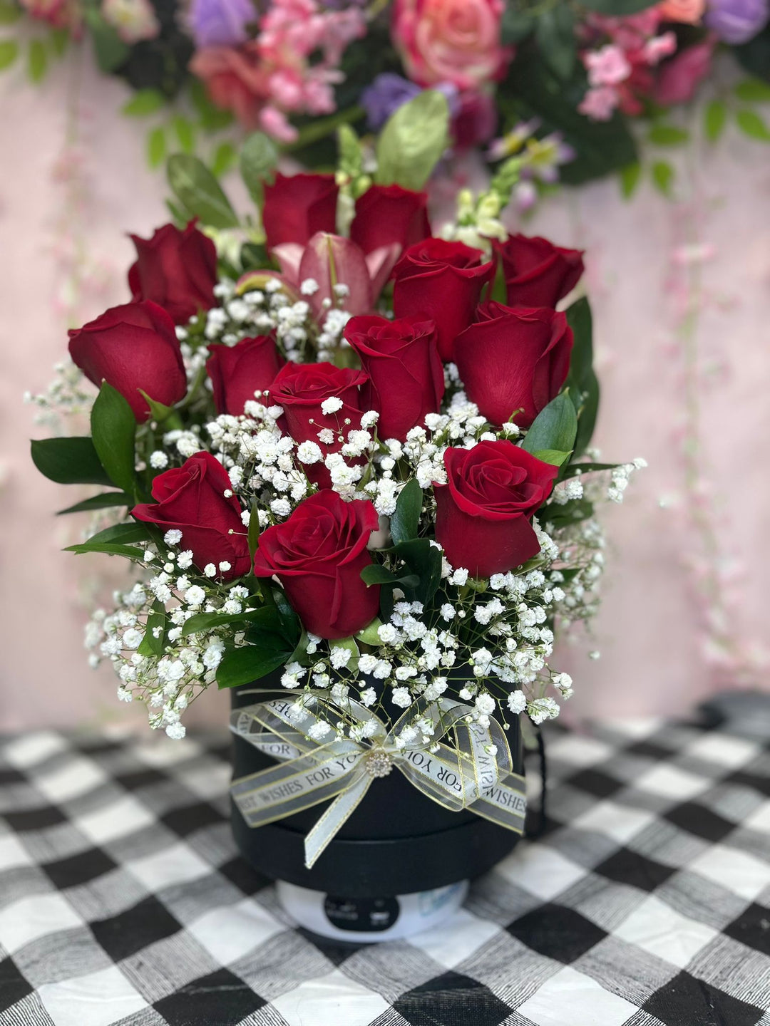 Red Roses Round Box image 0