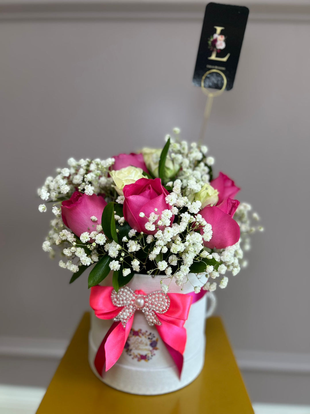 Pink & White Roses image 1