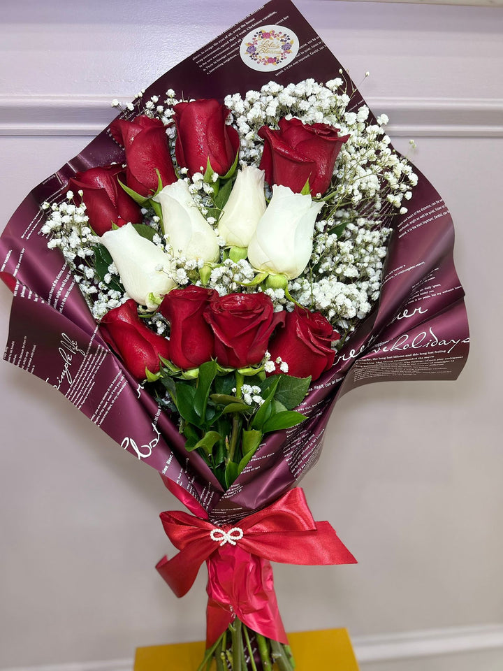 Red & White Roses image 1