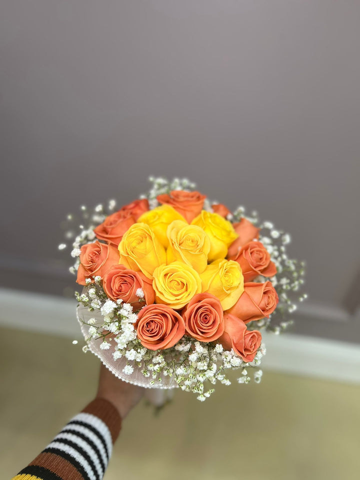 Small Orange and Yellow Rose Mix image 0